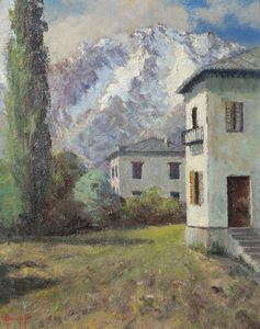 ALFREDO SUPPO Biella 1886 - 1973 Torino - Courmayeur Villair Inferiore