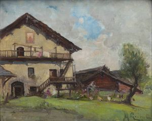 MARIO GACHET Torino 1879 - 1981 - Cascinale