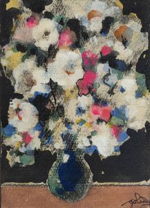 GOLIA (Eugenio Colmo) Torino 1885 - 1967 - Vaso di fiori