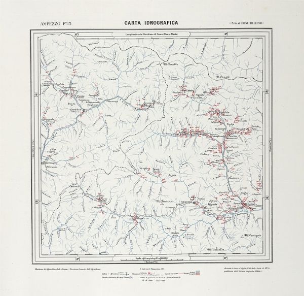 Lotto di 27 Carte idrografiche del Regno d'Italia .  - Asta Arte antica, Orientalia e Cartografia | ASTA A TEMPO - PARTE I - Associazione Nazionale - Case d'Asta italiane
