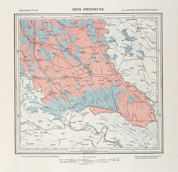 Lotto di 27 Carte idrografiche del Regno d'Italia .  - Asta Arte antica, Orientalia e Cartografia | ASTA A TEMPO - PARTE I - Associazione Nazionale - Case d'Asta italiane