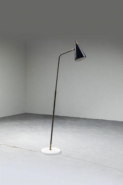 GIUSEPPE OSTUNI : Lampada da terra  - Asta Asta di Design - Associazione Nazionale - Case d'Asta italiane