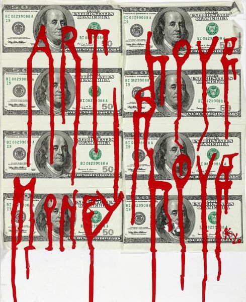 KEYLO : Art is love - Love is money.  - Asta Arte Moderna e Contemporanea | ASTA A TEMPO - PARTE II  - Associazione Nazionale - Case d'Asta italiane