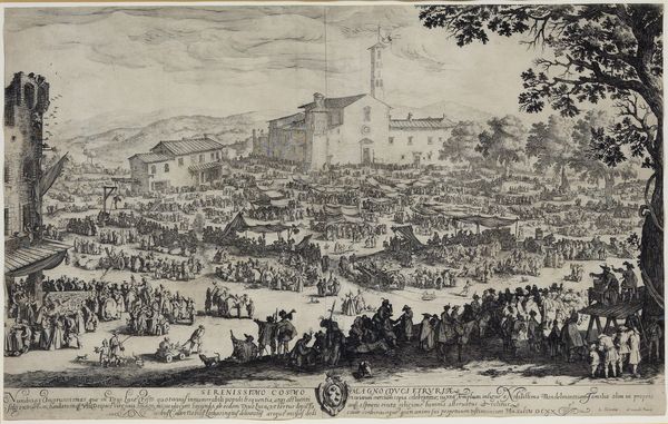 Jacques Callot : L'Impruneta  - Asta PARADE I - STAMPE, DIPINTI, DISEGNI E ARREDI ANTICHI - Associazione Nazionale - Case d'Asta italiane