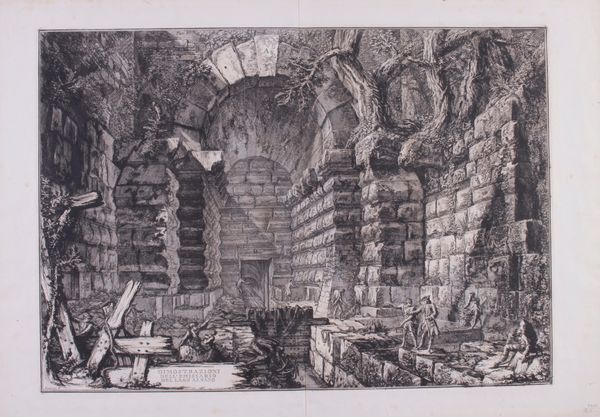 Giovan Battista Piranesi : Dimostrazioni dell'emissario del lago Albano  - Asta PARADE I - STAMPE, DIPINTI, DISEGNI E ARREDI ANTICHI - Associazione Nazionale - Case d'Asta italiane