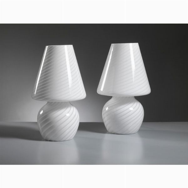 DUE LAMPADE DA TAVOLO  - Asta DESIGN E ARTI DECORATIVE DEL '900 - Associazione Nazionale - Case d'Asta italiane