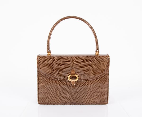 GUCCI - BORSA VINTAGE ANNI '70 IN PELLE MARRONE  - Asta Asta a Tempo - Luxury Fashion - Associazione Nazionale - Case d'Asta italiane