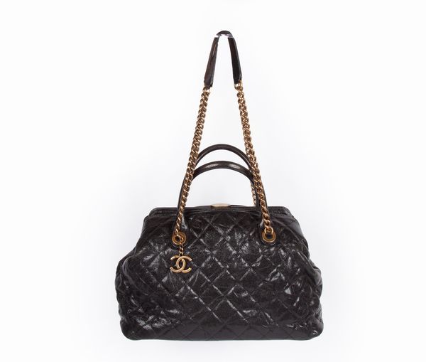 CHANEL - BORSA BOSTON PELLE NERA MATELASSE'  - Asta Asta a Tempo - Luxury Fashion - Associazione Nazionale - Case d'Asta italiane