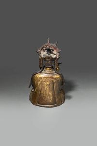 BUDDHA : Buddha in bronzo dorato seduto  - Asta Asta di Arte Orientale - Associazione Nazionale - Case d'Asta italiane