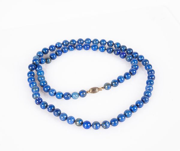 Collana di sodalite e metallo dorato  - Asta Asta a Tempo a Libera Offerta - Bigiotteria Vintage - Associazione Nazionale - Case d'Asta italiane