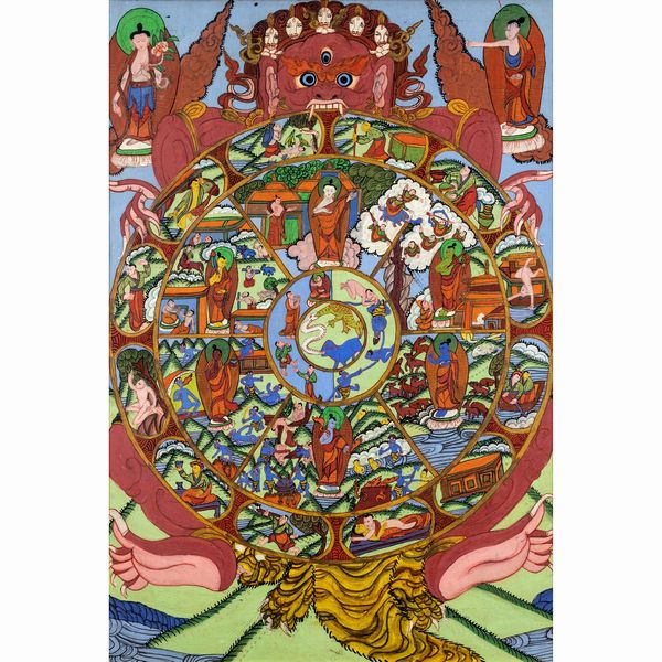 Thangka  - Asta Dipinti Antichi, Arredi, Sculture e Oggetti d'Arte - Associazione Nazionale - Case d'Asta italiane