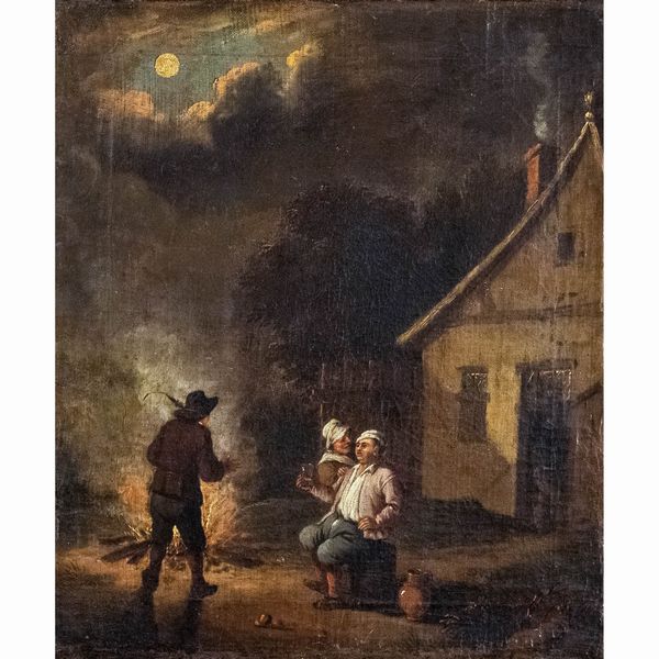 David Teniers, cerchia di  - Asta Dipinti Antichi, Arredi, Sculture e Oggetti d'Arte - Associazione Nazionale - Case d'Asta italiane