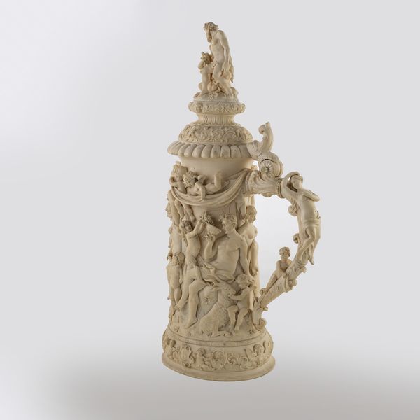 Grande tankard in avorio  - Asta Dipinti Antichi, Arredi, Sculture e Oggetti d'Arte - Associazione Nazionale - Case d'Asta italiane