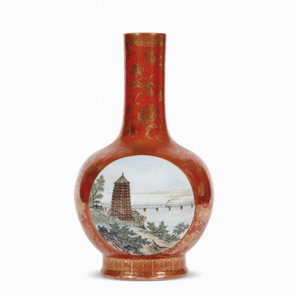 VASO, CINA, SEC.XX  - Asta Arte Orientale - Associazione Nazionale - Case d'Asta italiane