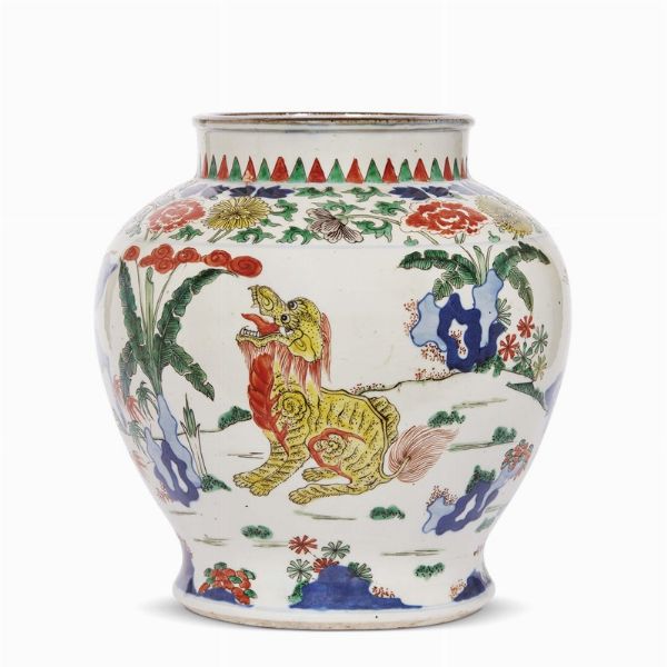 VASO, CINA, DINASTIA QING, SEC.XVII  - Asta Arte Orientale - Associazione Nazionale - Case d'Asta italiane