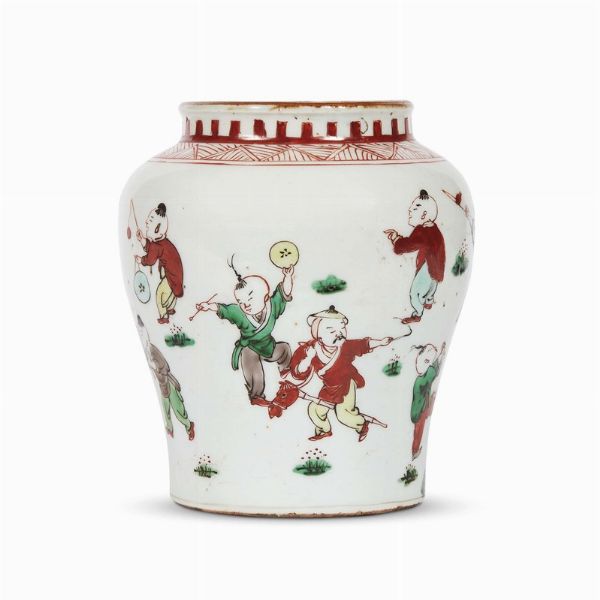 VASO, CINA, DINASTIA QING, SEC.XVII-XVIII  - Asta Arte Orientale - Associazione Nazionale - Case d'Asta italiane