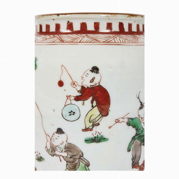 VASO, CINA, DINASTIA QING, SEC.XVII-XVIII  - Asta Arte Orientale - Associazione Nazionale - Case d'Asta italiane