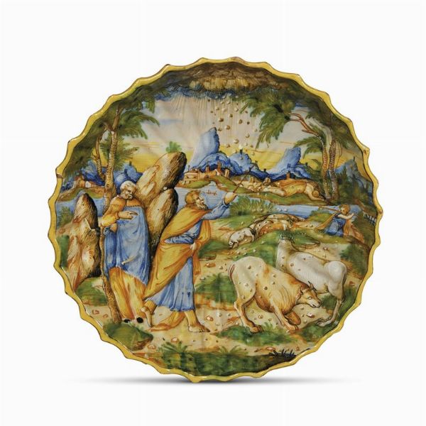 COPPA, PESARO, PITTORE DI ZENOBIA (ATTR.), 1550-1560 CIRCA  - Asta CERAMICA. MAIOLICHE E PORCELLANE DAL XVI AL XIX SECOLO - Associazione Nazionale - Case d'Asta italiane