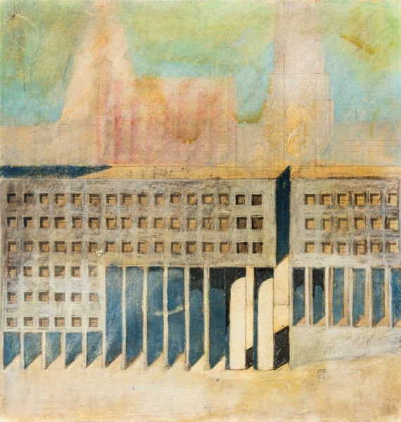 ALDO ROSSI : Senza titolo  - Asta Arte Moderna e Contemporanea - Associazione Nazionale - Case d'Asta italiane