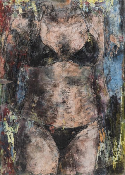 Giovanni Frangi : Bikini nero  - Asta Arte Moderna e Contemporanea - Associazione Nazionale - Case d'Asta italiane