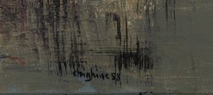 ALFREDO CHIGHINE : Senza titolo  - Asta Arte Moderna e Contemporanea - Associazione Nazionale - Case d'Asta italiane