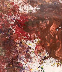 Hermann Nitsch : Senza titolo (Action painting)  - Asta Arte Moderna e Contemporanea - Associazione Nazionale - Case d'Asta italiane