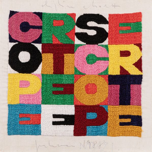 ALIGHIERO BOETTI : Coperte e scoperte  - Asta Arte Moderna e Contemporanea - Associazione Nazionale - Case d'Asta italiane