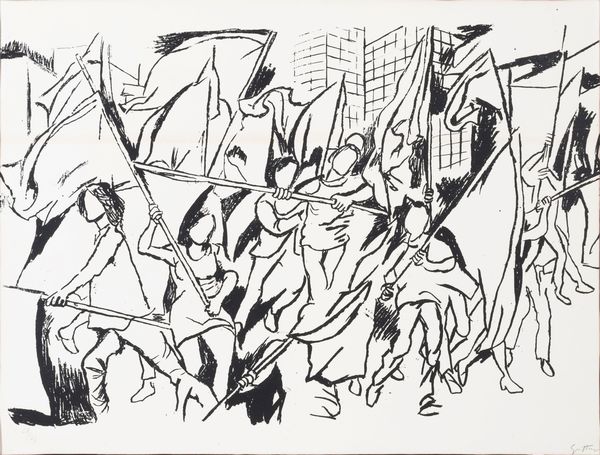 Renato Guttuso : senza titolo  - Asta Multipli d'Autore - Associazione Nazionale - Case d'Asta italiane