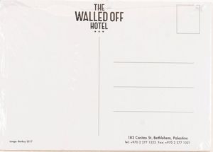 Banksy : The walled off Hotel Palestina  - Asta Multipli d'Autore - Associazione Nazionale - Case d'Asta italiane