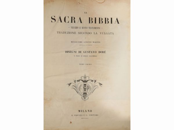 La Sacra Bibbia  - Asta Libri Antichi e d'Arte - Associazione Nazionale - Case d'Asta italiane