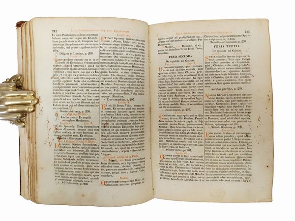 Breviarium romanum ex decreto SS. Concilii Tridentini restitutum  - Asta Libri Antichi e d'Arte - Associazione Nazionale - Case d'Asta italiane