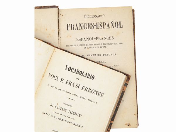 Dizionari e testi di lingua antichi  - Asta Libri Antichi e d'Arte - Associazione Nazionale - Case d'Asta italiane