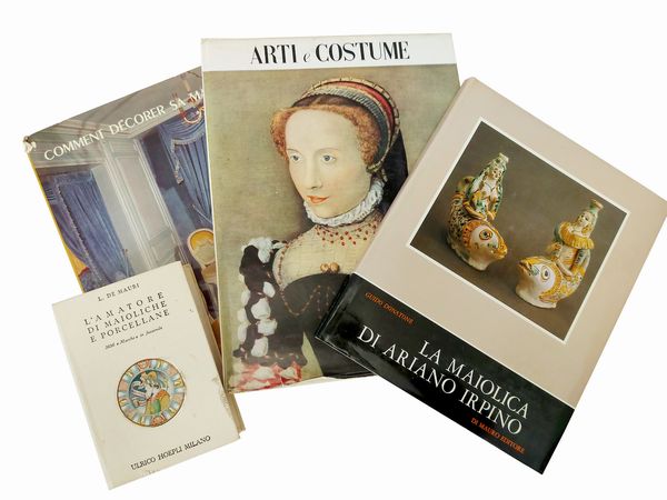 Miscellanea di libri d'arte: Arti minori  - Asta Libri Antichi e d'Arte - Associazione Nazionale - Case d'Asta italiane