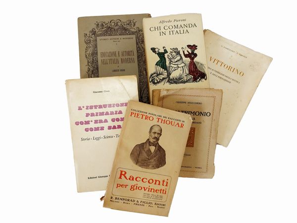 Miscellanea di libri sull'educazione, il matrimonio, la societ  - Asta Libri Antichi e d'Arte - Associazione Nazionale - Case d'Asta italiane