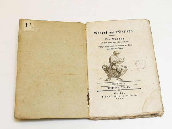 JEAN CLAUDE RICHARD DE SAINT-NON : Neapel und Sizilien ein Auszug aus dem groben und kostbaren Werte ...  - Asta Libri Antichi e d'Arte - Associazione Nazionale - Case d'Asta italiane