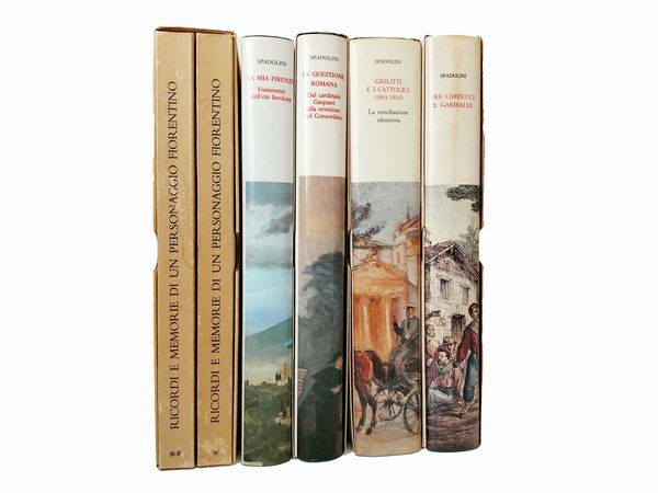Giovanni Spadolini: raccolta di volumi su Firenze  - Asta Libri Antichi e d'Arte - Associazione Nazionale - Case d'Asta italiane