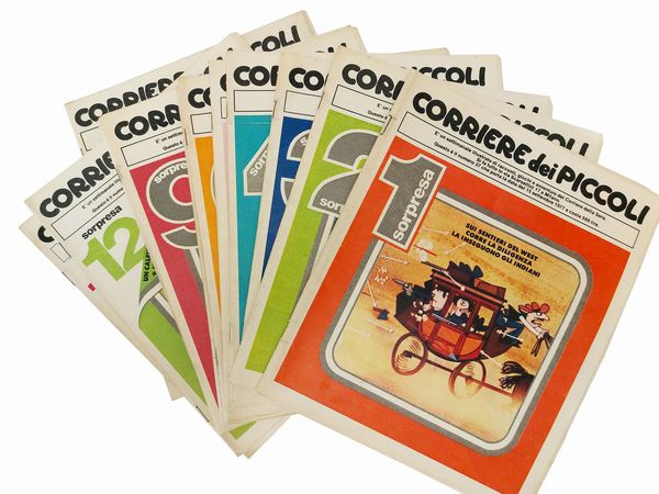 100 numeri del Corriere dei Piccoli (1977-1979)  - Asta Libri Antichi e d'Arte - Associazione Nazionale - Case d'Asta italiane