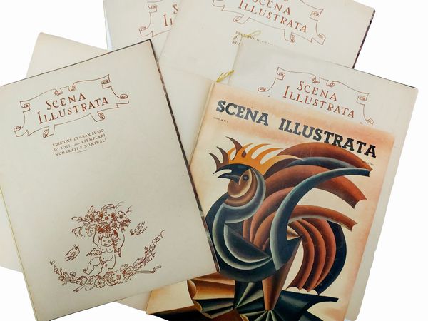 Scena Illustrata. Edizione di gran lusso di soli 1000 esemplari  - Asta Libri Antichi e d'Arte - Associazione Nazionale - Case d'Asta italiane