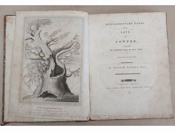 William Hayley : The life and posthumous writings of William Cowper  - Asta Libri Antichi e d'Arte - Associazione Nazionale - Case d'Asta italiane