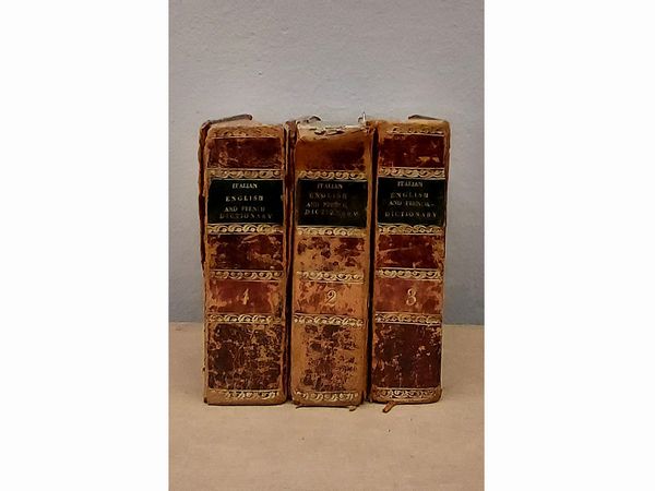 The new Italian Engish, and French Pocket Dictionary  - Asta Libri Antichi e d'Arte - Associazione Nazionale - Case d'Asta italiane