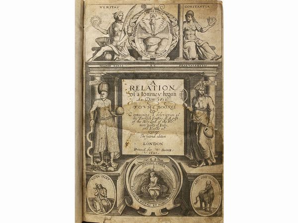 George Sandys : A relation of a journey begun an. Dom. 1610 ...  - Asta Libri Antichi e d'Arte - Associazione Nazionale - Case d'Asta italiane