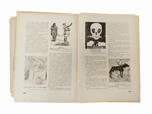 Gec (Enrico Gianeri) : Il Cesare di cartapesta. Mussolini nella caricatura  - Asta Libri Antichi e d'Arte - Associazione Nazionale - Case d'Asta italiane
