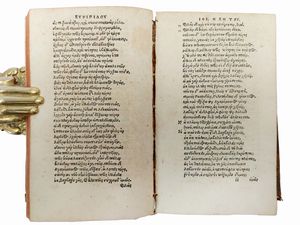 Euripides : Euripidis Tragoediae octodecim  - Asta Libri Antichi e d'Arte - Associazione Nazionale - Case d'Asta italiane
