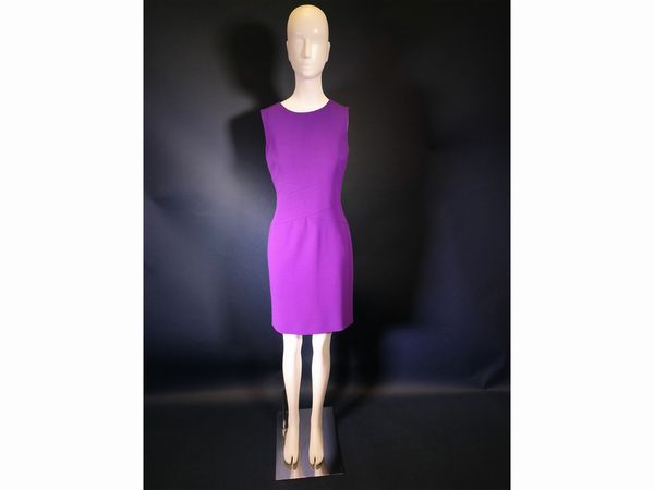 Emilio Pucci tubino viola  - Asta Fashion Vintage - Associazione Nazionale - Case d'Asta italiane