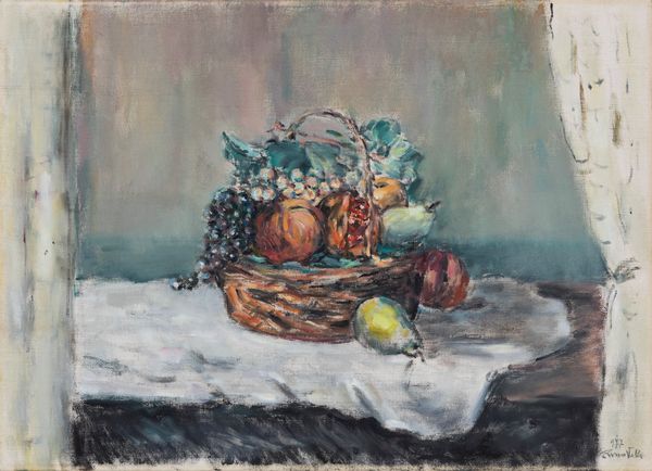 RINO VILLA : Cesto di frutta  - Asta Arte Moderna e Contemporanea - Associazione Nazionale - Case d'Asta italiane