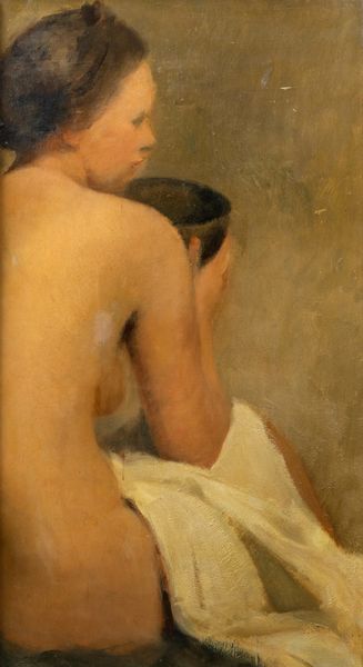 Carlo Siviero : Nudo femminile di spalle  - Asta Arte Figurativa tra XIX e XX Secolo - Associazione Nazionale - Case d'Asta italiane