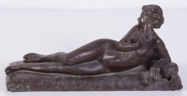 Ignoto fine XIX - inizio XX secolo : Venere della farfalla  - Asta PARADE II - DIPINTI E SCULTURE DEL XIX E XX SECOLO - Associazione Nazionale - Case d'Asta italiane