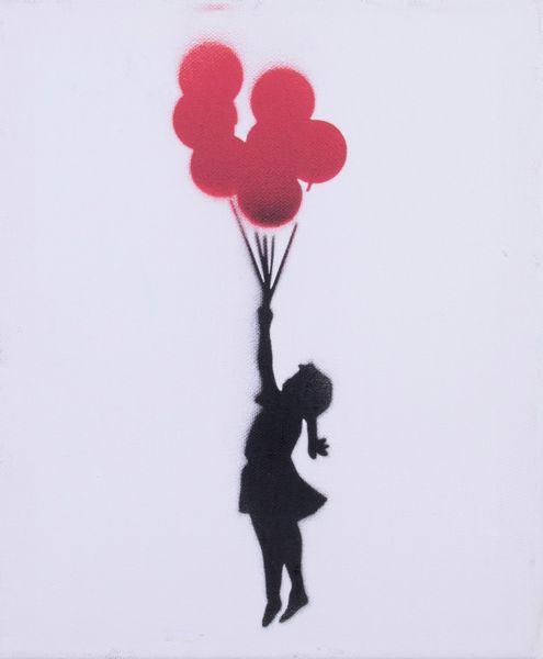 Banksy : Little Girl with Ballons  - Asta PARADE III - ARTE MODERNA, CONTEMPORANEA E GRAFICA - Associazione Nazionale - Case d'Asta italiane