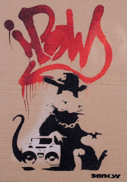 Banksy : Gangsta rat  - Asta PARADE III - ARTE MODERNA, CONTEMPORANEA E GRAFICA - Associazione Nazionale - Case d'Asta italiane