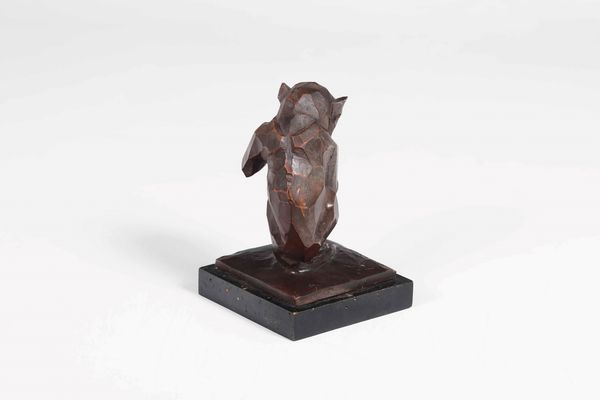 Scimmia in terracotta, Cacciapuoti, anni 20  - Asta Antiquariato Luglio - Associazione Nazionale - Case d'Asta italiane